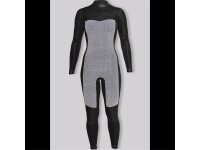 Sisstr 4/3 Eco Wetsuitt Chest Zip7 SEAS vrouwen neopreen neopreen volledig pak zwarte